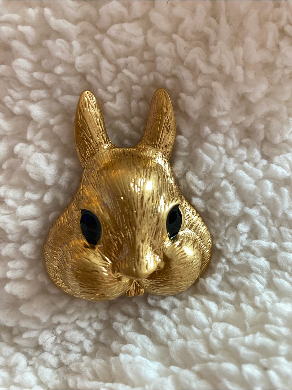 Gold Bunny Face Small Pets Accessory